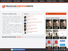Tablet Screenshot of peliculascompletasgratis.net
